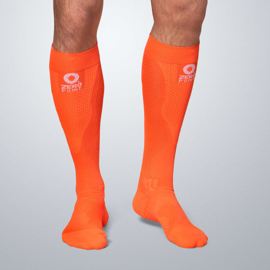 Intense High Compression Socks, Orange - Zeropoint